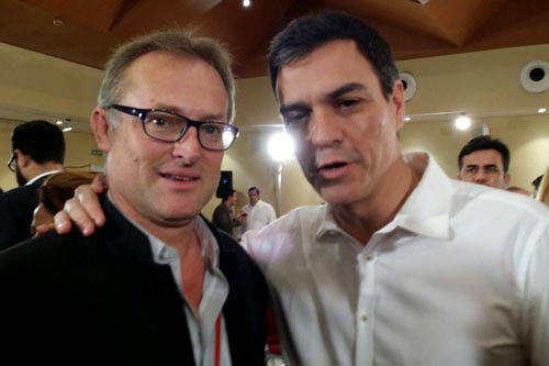 Pedro Snchez pide en Mlaga a Iglesias que no bloquee el cambio
