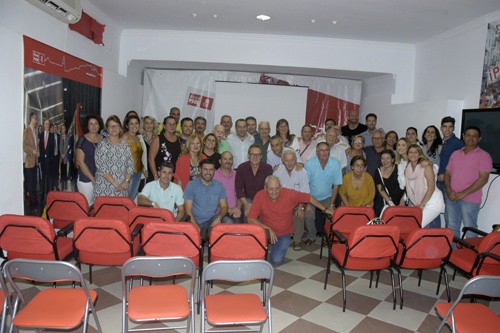 Visita de Jos Lus Ruiz Espejo, candidato a Secretario General PSOE Mlaga