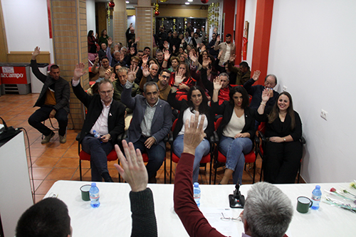 El PSOE de Álora celebra Asamblea y Copa de Navidad