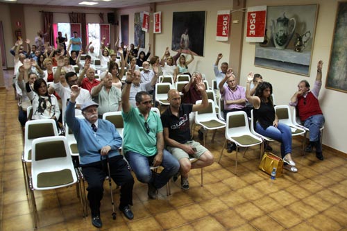 El PSOE de lora elige a sus delegados para el Congreso Provincial